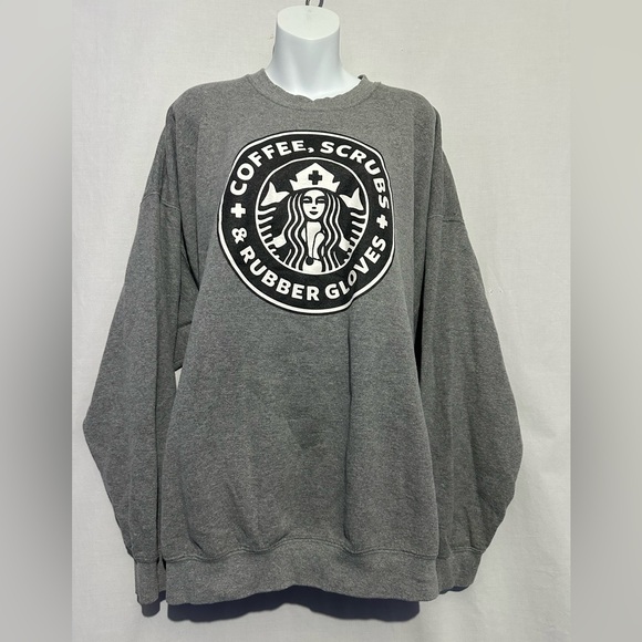 Gildan Tops - Gildan Charcoal Gray Crewneck Sweatshirt – 3X